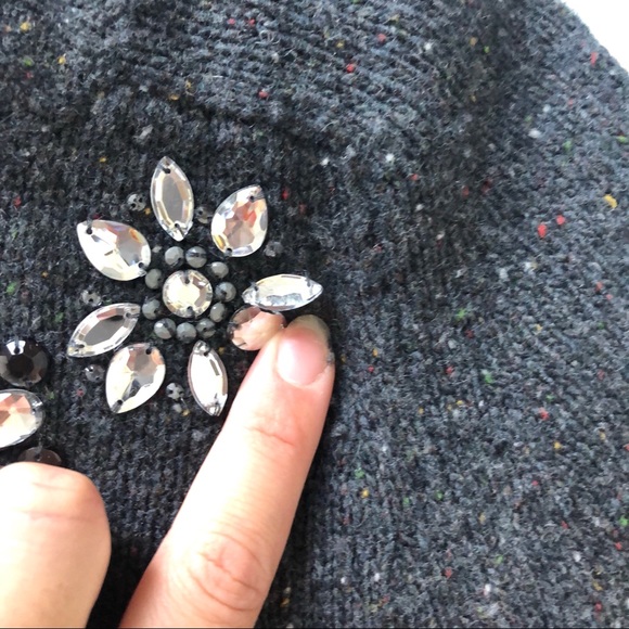 J. Crew Donegal Wool Jeweled Sweater XXS - Picture 5 of 8